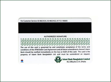 Impresión en offset de la identificación del estándar de ISO del color elegante de la tarjeta 4 con la raya magnética