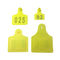El código de barras Rfid Logo Printing Uhf Animal Ear pasivo marca con etiqueta