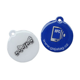 13.56MHz NFC de encargo Keyfob   EV1 2K de la etiqueta del epóxido del plástico RFID