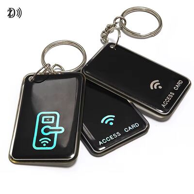 Tarjeta de control de acceso de impresión personalizada NFC 13.56Mhz RFID etiqueta epoxi NFC llavero MIFARE clásico EV1 1K