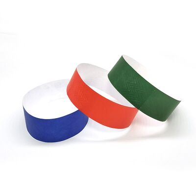 Pulsera RFID de papel impermeable con logo de impresión personalizado, pulseras Tyvek desechables para fiestas, entradas, pulseras de identificación