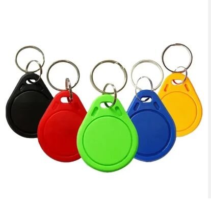 Llavero ABS RFID MIFARE Classic EV1 impermeable con LOGOTIPO/código QR personalizado para control de acceso de puertas