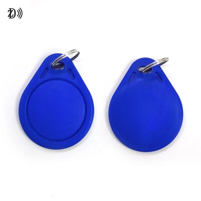Llavero ABS RFID MIFARE Classic EV1 impermeable con LOGOTIPO/código QR personalizado para control de acceso de puertas