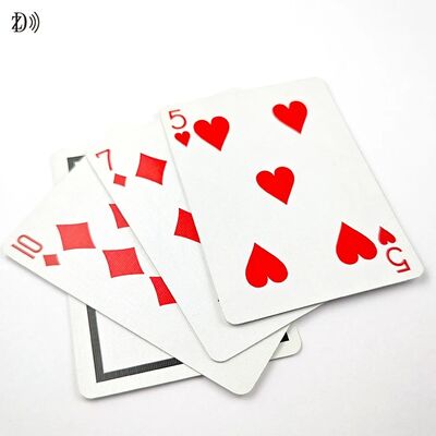 Factory Custom Waterproof 100% PVC Plastic Poker Playing Card Deck Standard Poker Playing Card Game