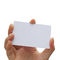 Peso ligero en blanco de S50 1K RFID Smart Card con el acabado de las esquinas redondeadas