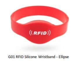 Brazalete de RFID pasivo duradero EV1 UHF para el Hospital del Parque acuático