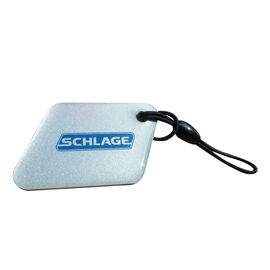 LF impermeable T5577 RFID etiqueta epoxi llavero personalizado Reescribible 125 KHz